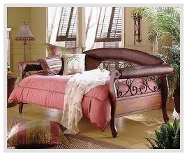 wooden daybed