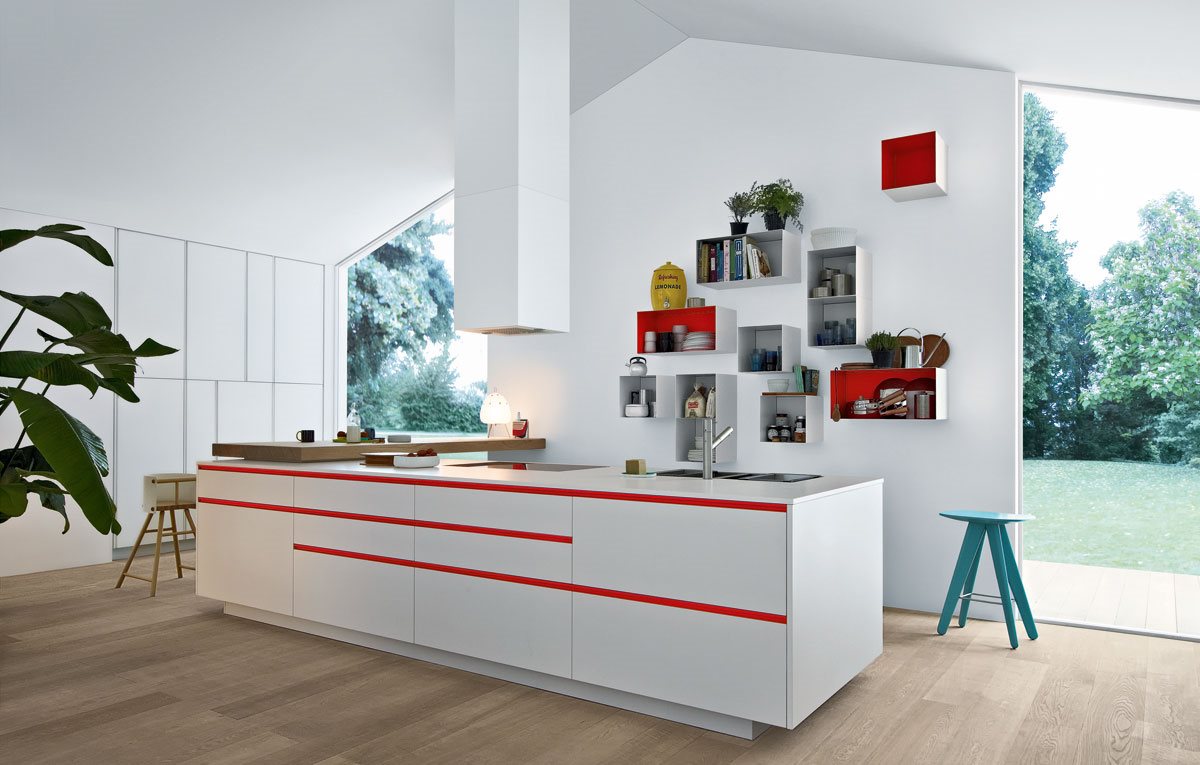 White red kitchen