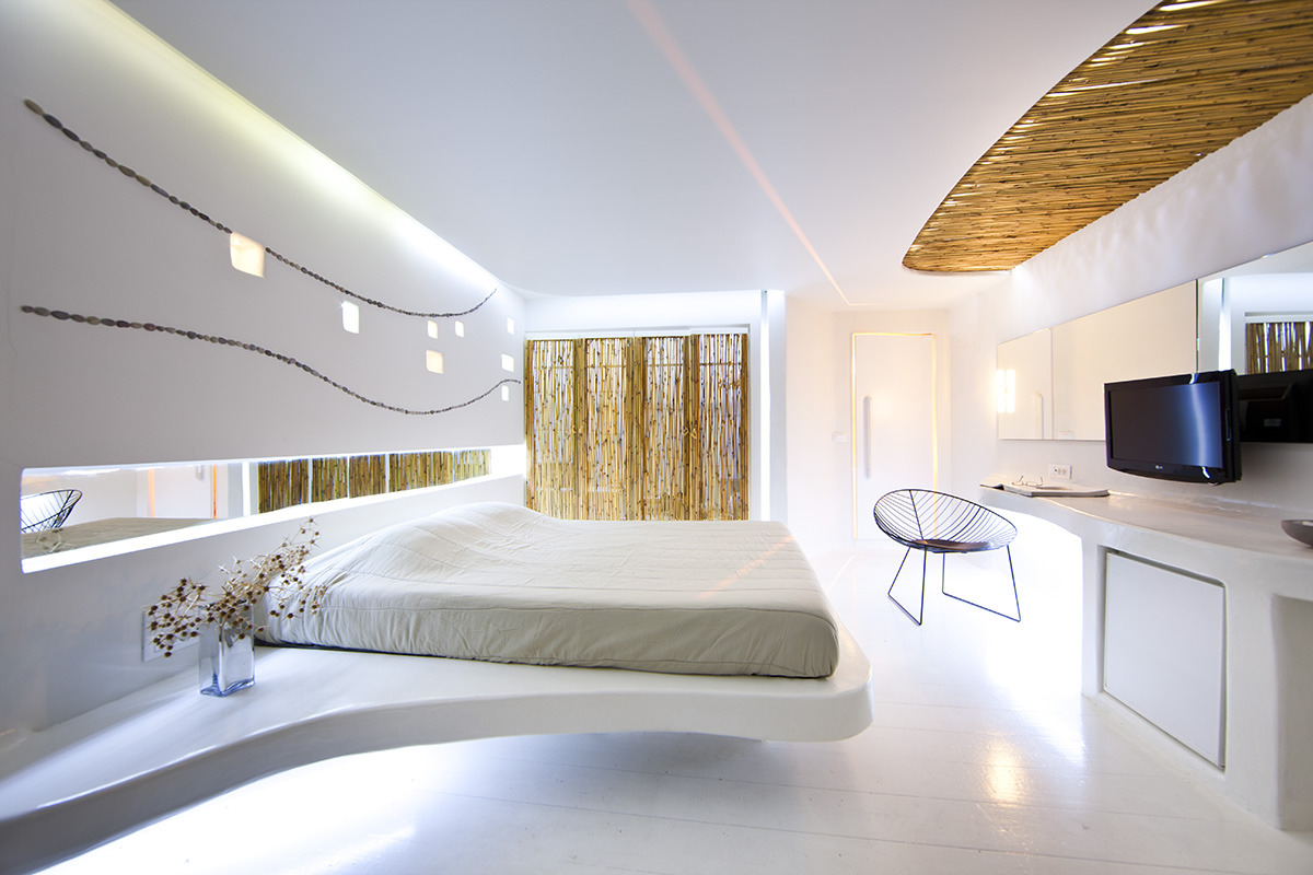 Greek style bedroom