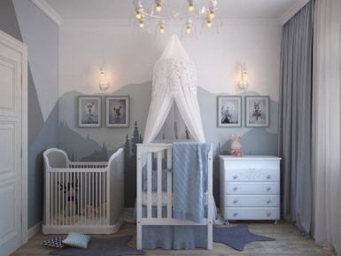 multicolor baby's room